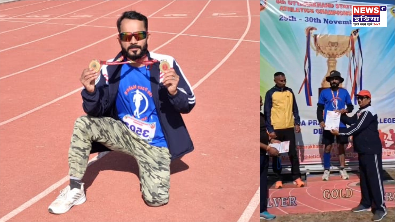 हापुड़ के जनुपुरा निवासी एथलीट नवीन त्यागी ने जीता स्वर्ण, नेशनल के लिए क्वालीफाई