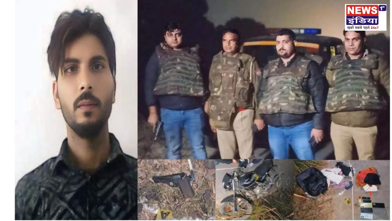 बुलंदशहर में इनामी बदमाश ज़ुबैर मुठभेड़ में ढेर, एक सिपाही घायल