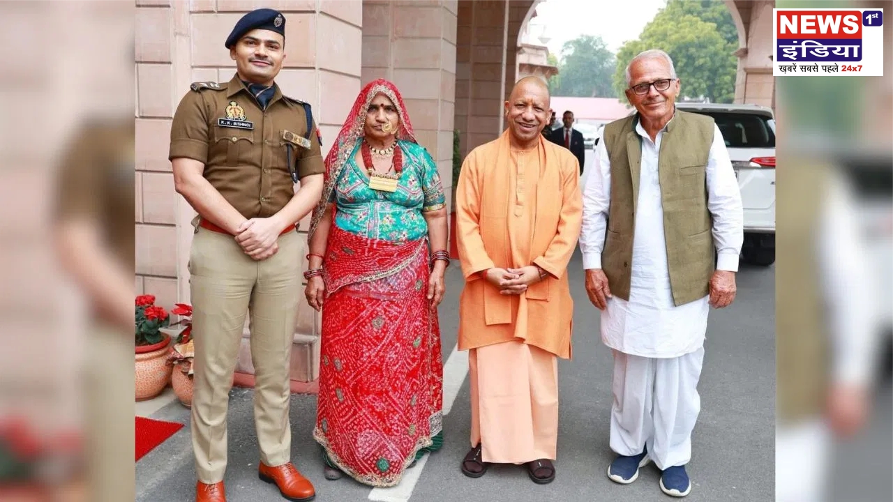 CM योगी ने संभल के IPS KK बिश्नोई को उत्कृष्ट सेवा पुलिस पदक से सम्मानित किया, माता-पिता की तस्वीरें हुईं वायरल