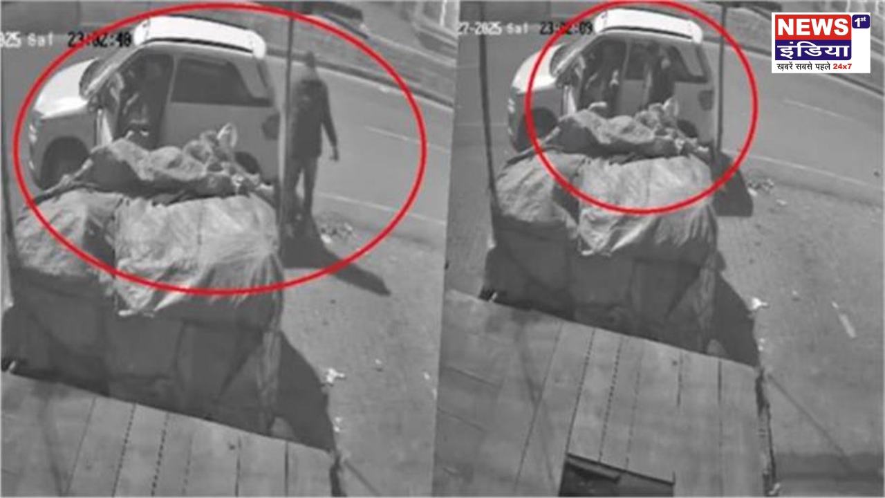 मुजफ्फरनगर में हैरान करने वाली चोरी: कार सवार बदमाश गरीब सब्जी विक्रेता की रेहड़ी से सब्जी ले उड़े, CCTV में कैद वारदात