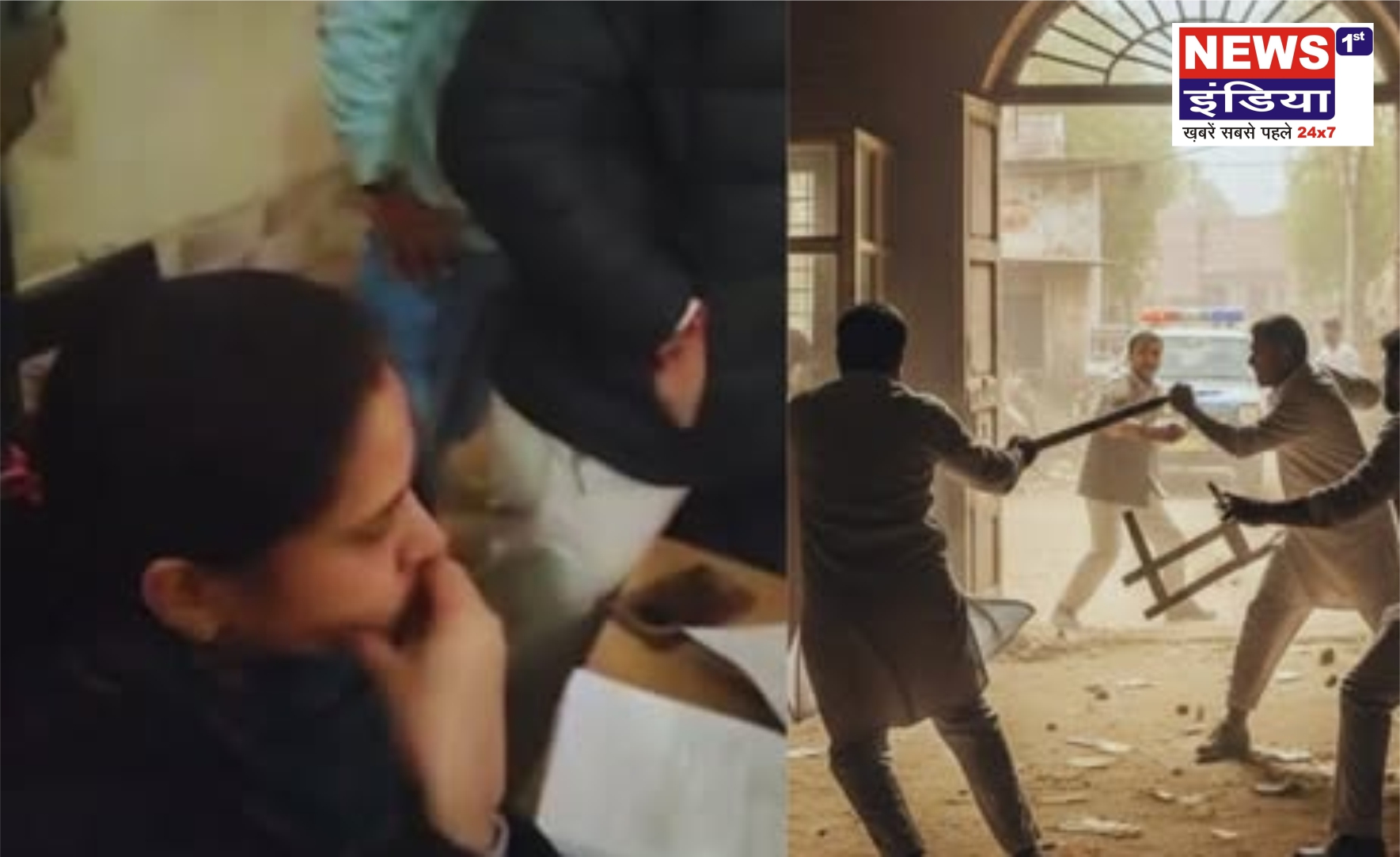 संभल में फर्जी वोटर जांच के दौरान बवाल: डिप्टी कलेक्टर के सामने ही भिड़े दो गुट, पत्थरबाजी-कुर्सियां चलीं